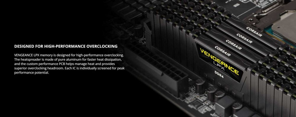 RAM 16GB 2x8gb RAM Corsair Vengeance LPX 3000Mhz DDR4 за компютър