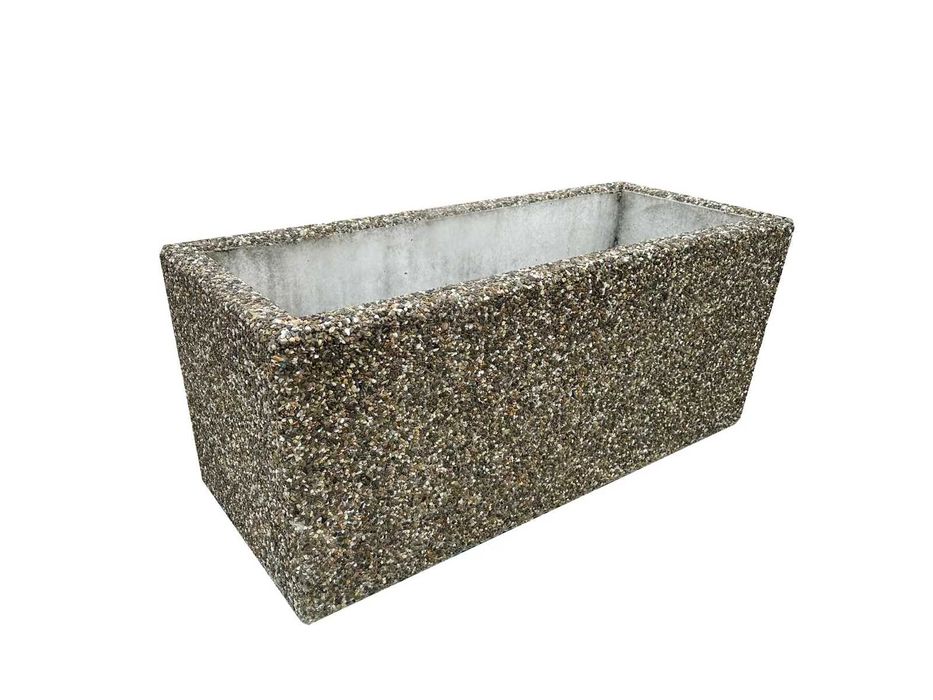 Jardiniera din beton 120 cm – mobilier urban