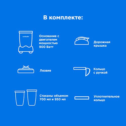 Блендер Nutribullet Pro NB-907MACL