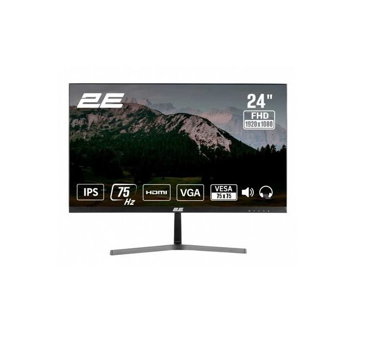 } Монитор 2E 23.8" D2423B IPS 75Hz HDMI