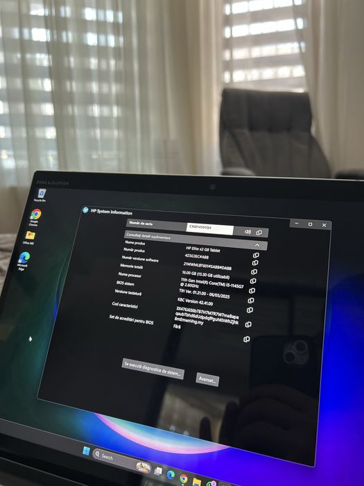 Tableta/Laptop HP Elite x2 G8 16gb ram 240 ssd Bang Olufsen