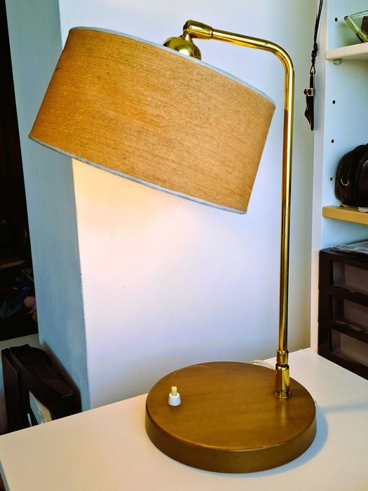 Lampa veioza Elvetia pt birou Frits Muller Temde Leuchten anii 60