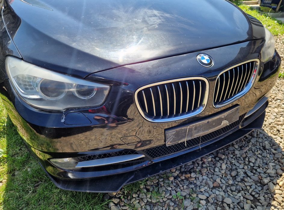 Fata completa bot bmw seria 5 gt f07 520 / 525 / 530 / 535 2010-2015 bara fata completa faruri bixenon capota aripa trager far aripi tragher piese
