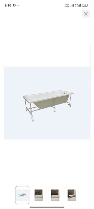 Ванна 180на80 Accord, усиленные борта