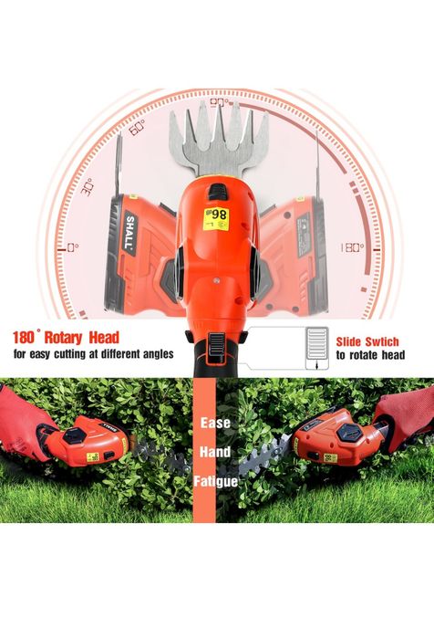 Masina de tuns gard viu, tuns manual, Shall, 7,2 V,foarfeca bonus!