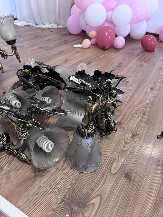 Lampa candelabru lustra vintigi