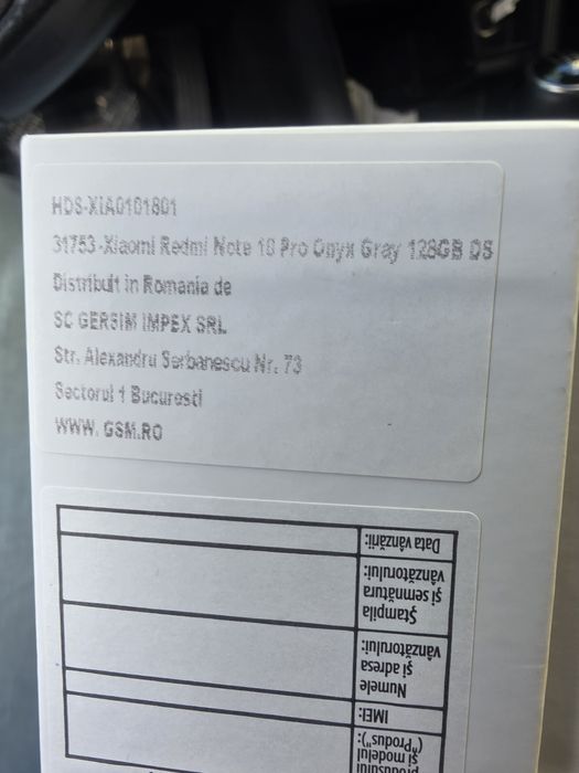 Xiaomi Redmi Note 10 Pro Onyx Gray 128 GB