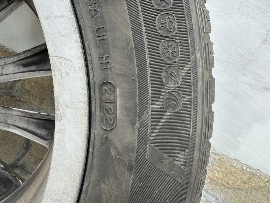 4Бр Оригинални джанти Mercedes 5x112+4бр Гуми Hankook Kinergy255/55/18