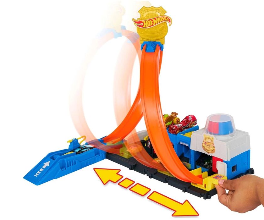 Hot Wheels City - Комплект полицейски участък