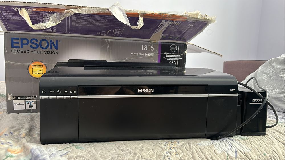 Epson l805 есть краска но неполная