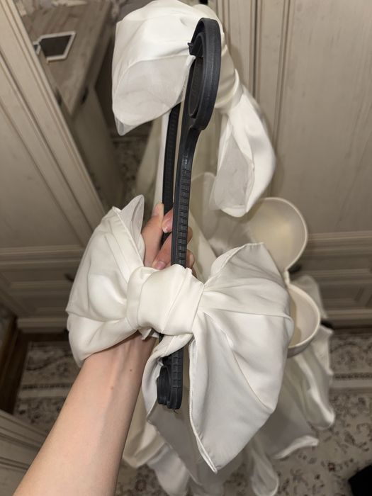 Выпускное платье, белое, шелковое