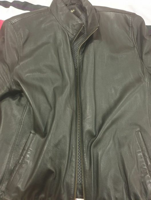 Куртка кожаная мужская