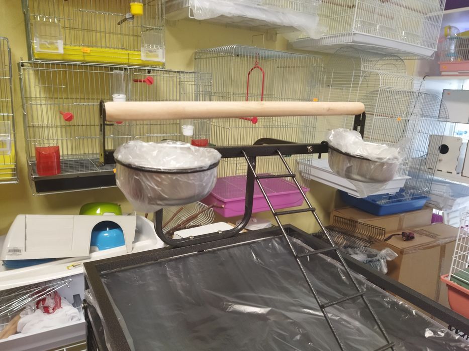 Промо!!!Метална клетка за голям и среден папагал,Жако