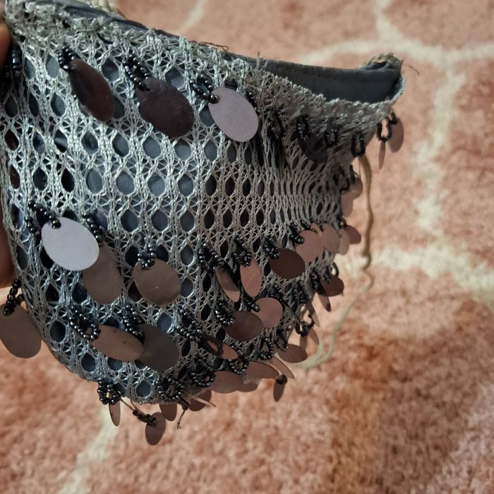 Чанта с пайети и мъниста