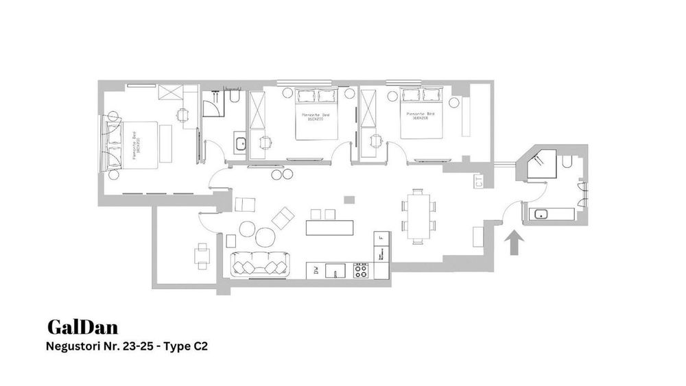 Apartament premium | Negustori 23-25 | GalDan