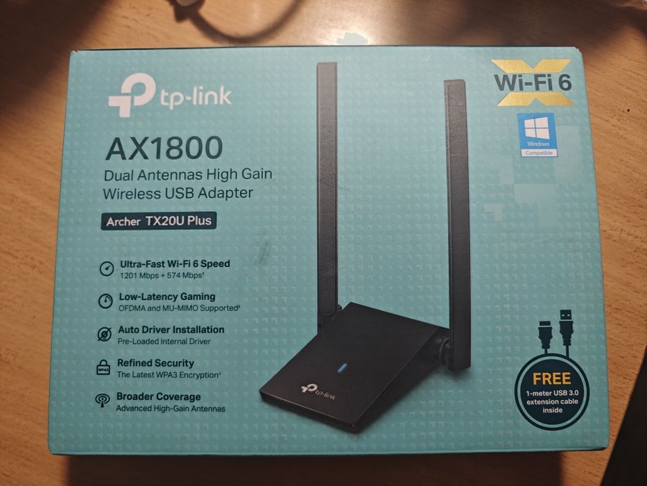 Адаптер Tp-link wi-fi 6 Archer tx20u