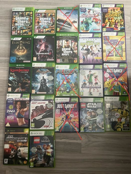 Vand lot jocuri xbox