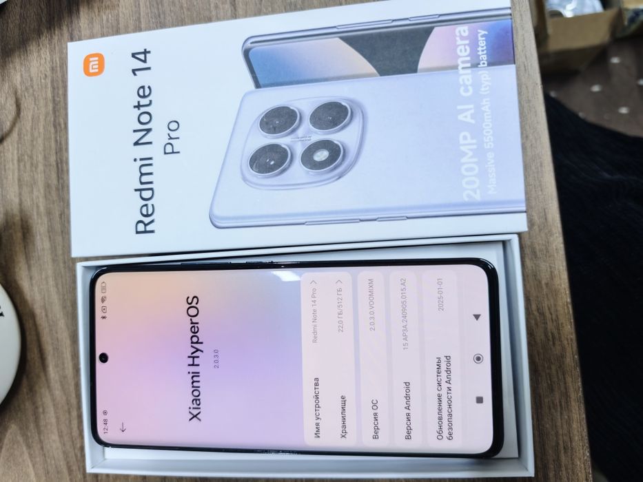 Redmi Note 14 Pro. Черный. 512.