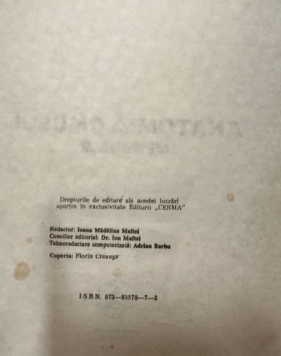 Carte medicina: Anatomia Omului (nr.2: Membrele )