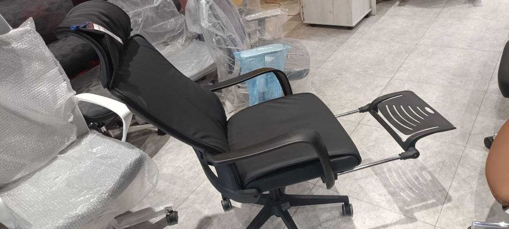 Кресло для офиса и дома -  Jazz (черный синий серый)