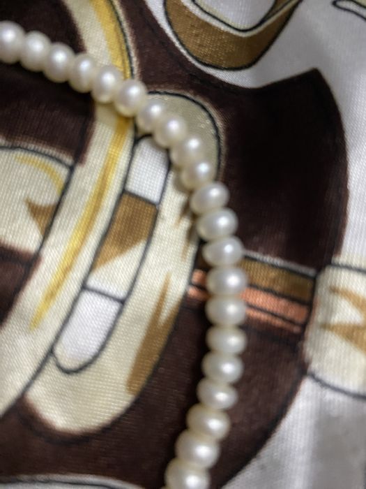 Colier perle cu aur si pandativ aur