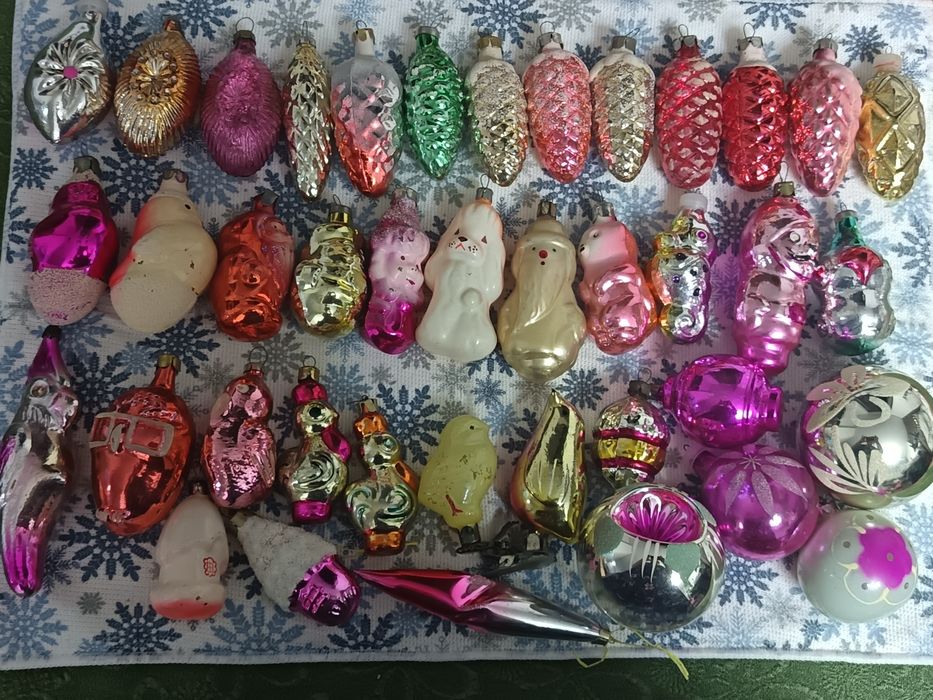 Советские ёлочные игрушки