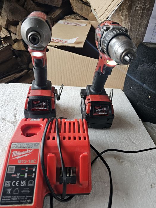 Set filetante milwaukee m18 brushless