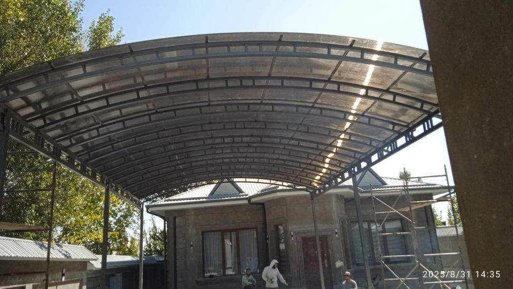 Сварка ишларини кламиз навес решётка ва шунга ухшаш барча ишларини