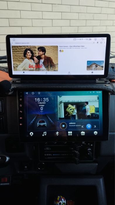 Монитор для любой автомобиль универсал 15 андроид 12.8 дюйм экран янги