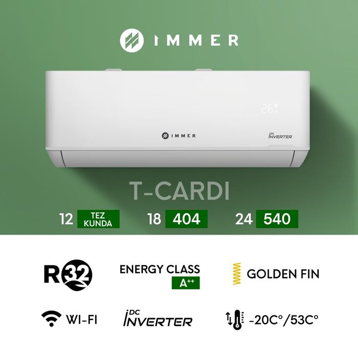 Кондиционер Immer 24 Inverter Toshiba GMSS