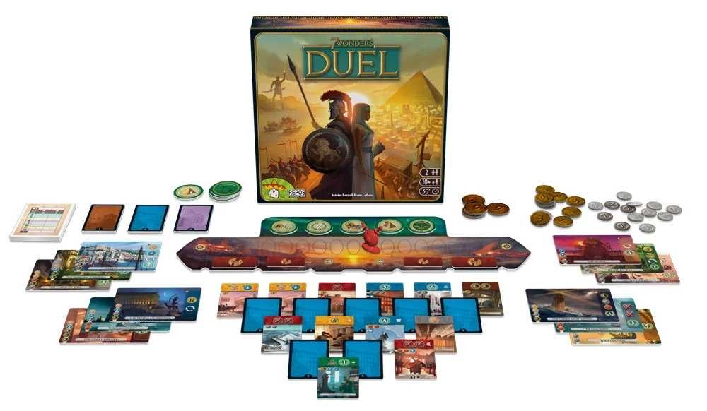 Настолна игра за двама 7 Wonders Duel /най-добрата игра за двама!!!/