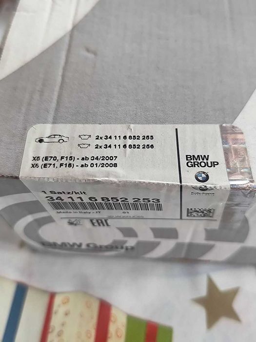 SetPlacute FranaBMW Piesa originala BMW, placute fata si placute spate