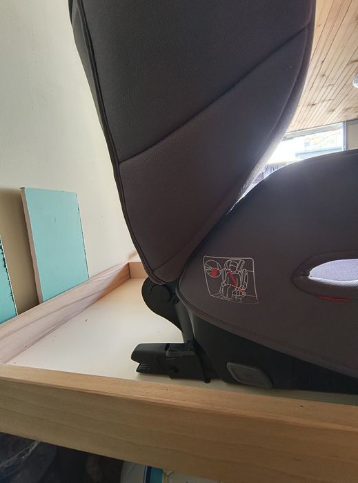 Детско столче за кола RICADO Изи фикс тъмно сиво