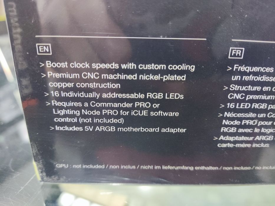 Водоблоки Corsair и EK