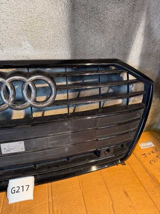 Grila fata Audi A6 C8 2018+ cu gauri senzori cod  black edition