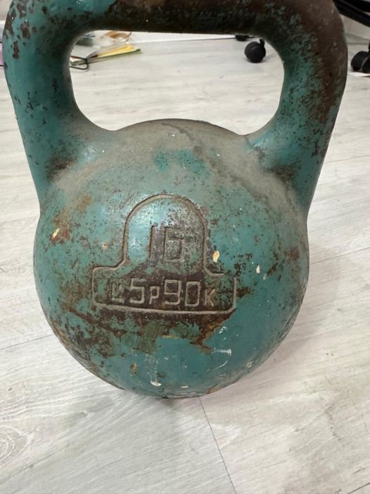 гиря 16кг плохое состояние