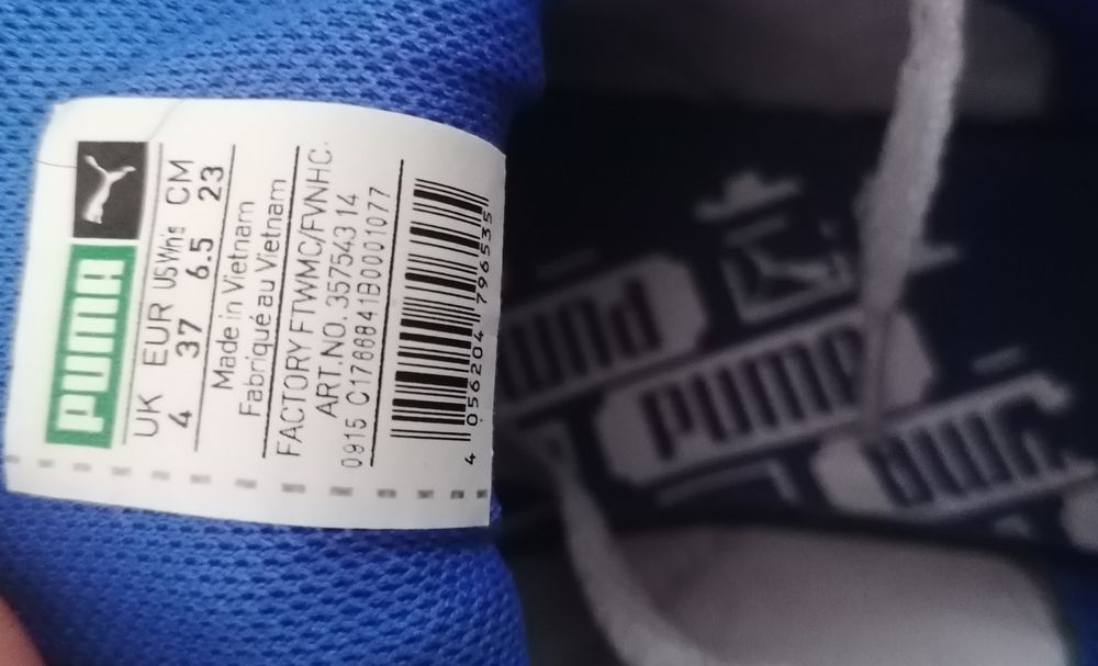 Adidași originali puma piele mărimea 37