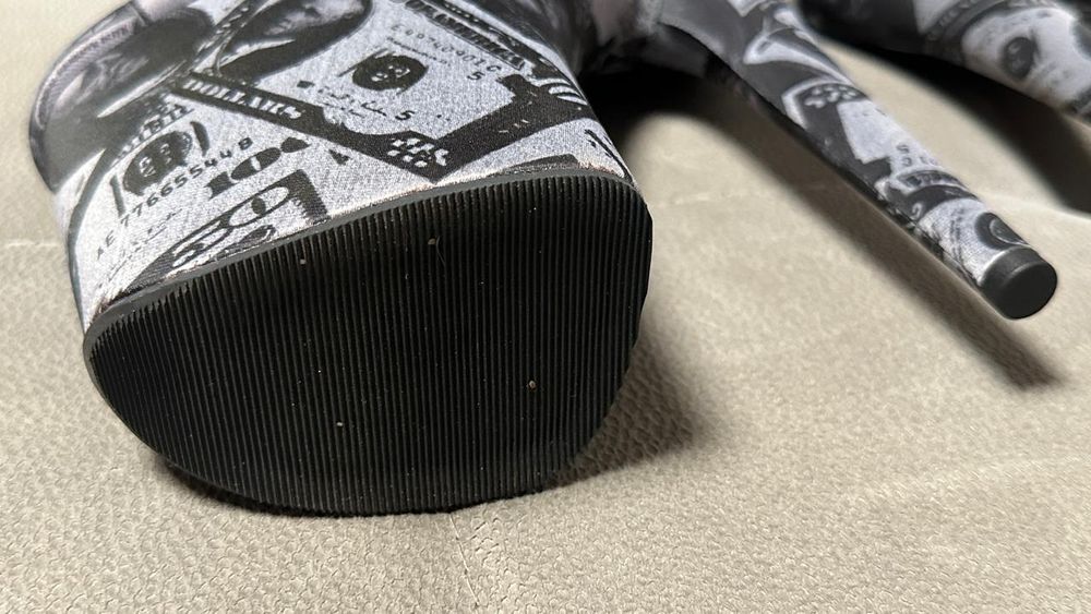 Ботфорты-стрипы Pleaser Flamingo тканевые