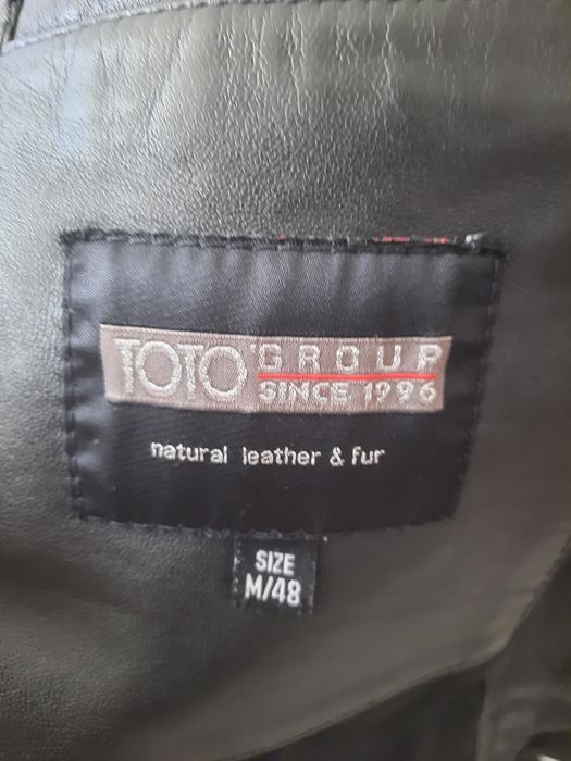 Кожаный пиджак мужской