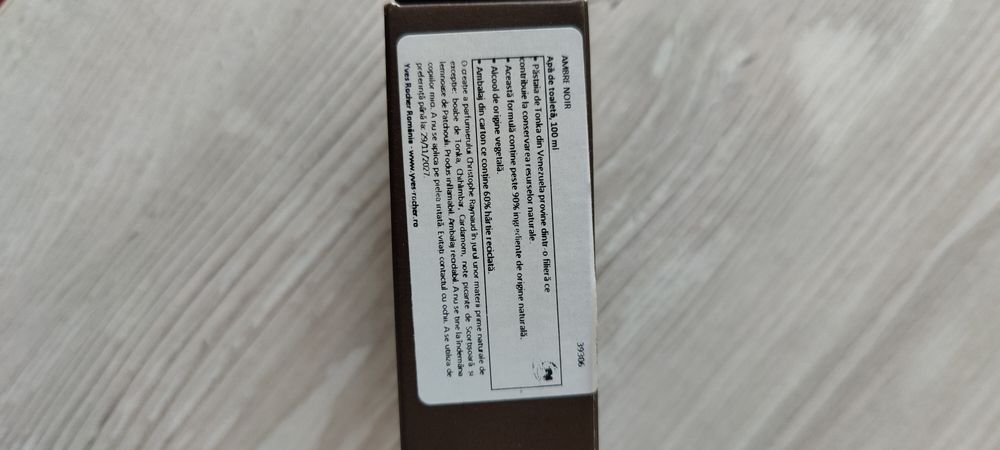 Parfum bărbați Ambre Noir, Yves Rocher,100ml