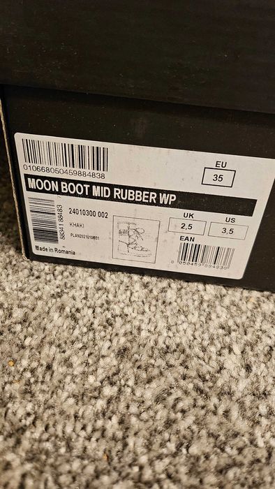 Moon boot ghete zăpadă impermeabile