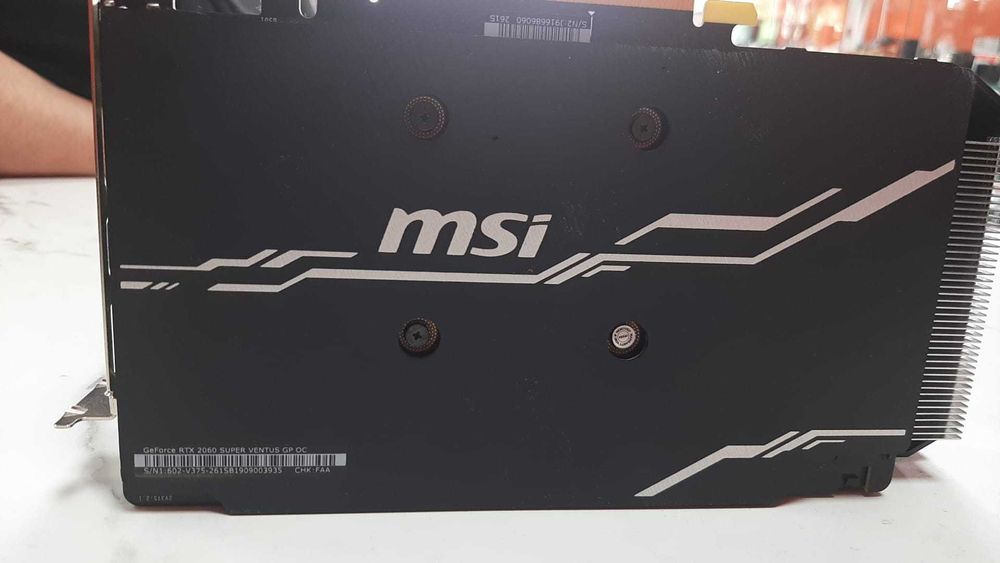 Used Products Dorobanti/Placa video MSI GeForce RTX 2060 Super Ventus GP OC, 8 Gb GDDRX6 256-bit, 3 x DP, HDMI, 3 x DP, HDMI/Garantie 12 LUNI