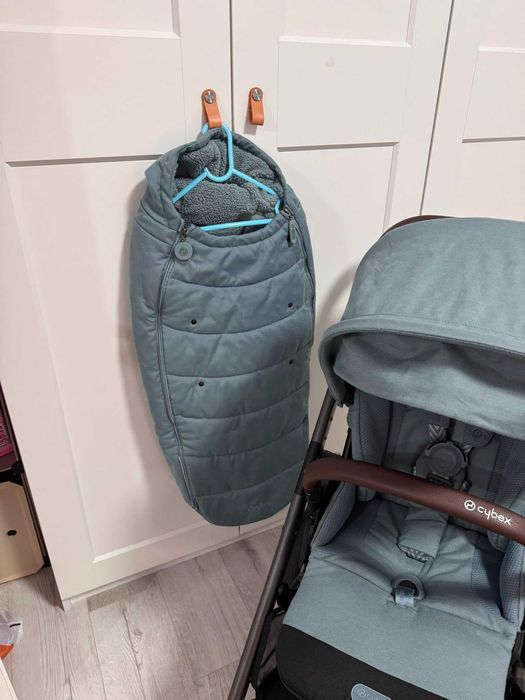 Vând cărucior Cybex Balios S Lux + landou + husă de iarnă (stare impecabilă, ca noi)