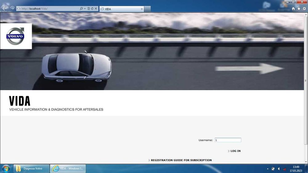 Tester/Diagnoza Dedicata VOLVO Vida dice Noua, Suport Instalare+Testar