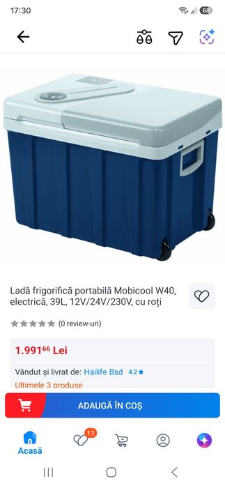 Lada frigirifica auto mobicool