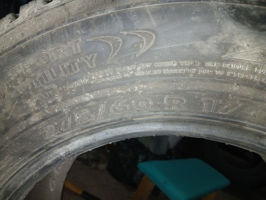 Зимние шины 275×60×17 r.