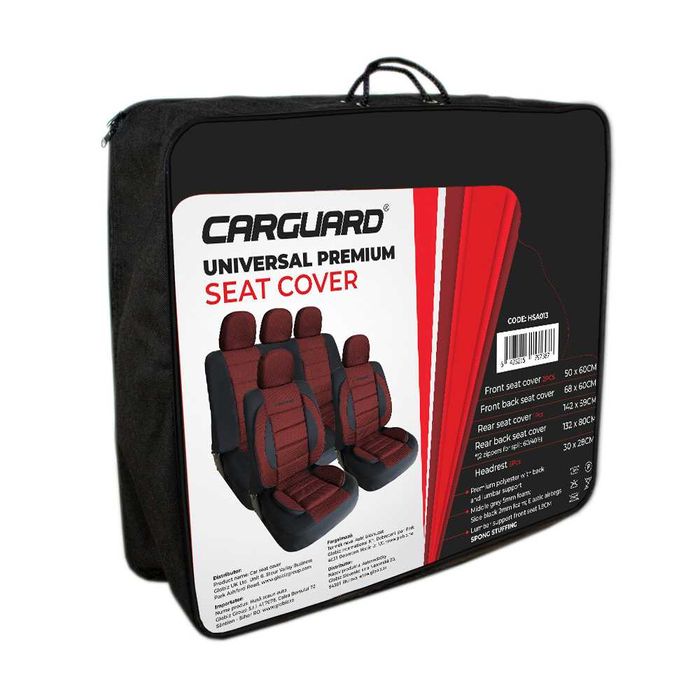 Huse Carguard premium cu burete si suport lombar pt scaune auto - Noi