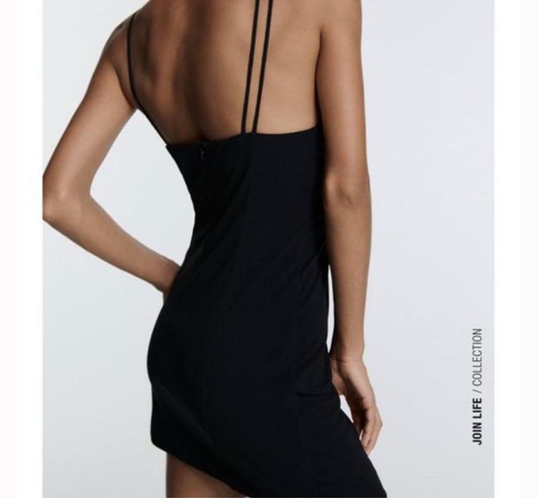 ZARA LeGer TopShop рокля с гол гръб изрязана  черна