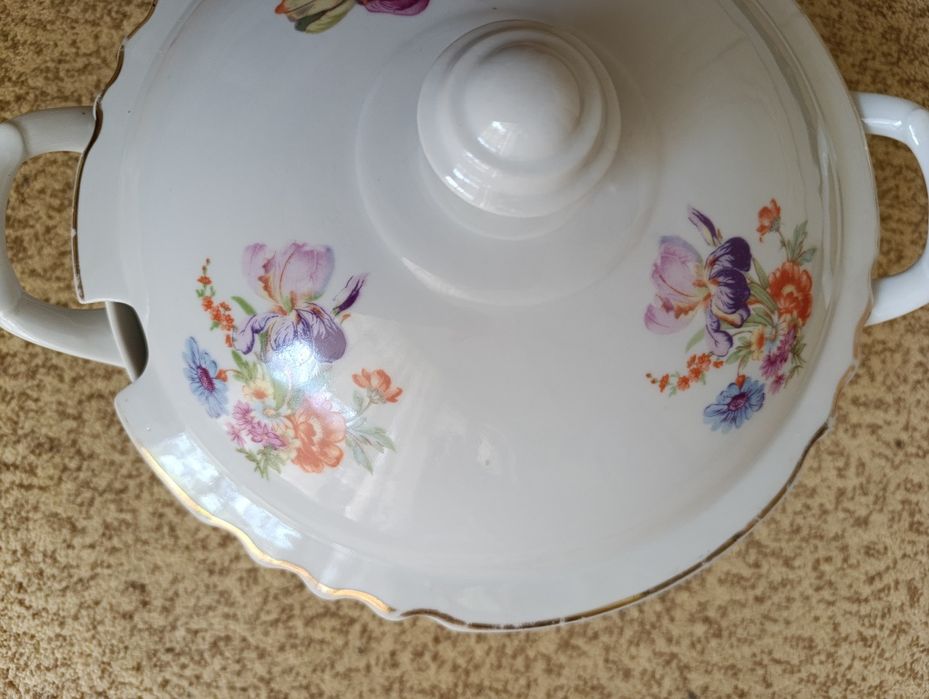 Супница.Дулево. Мейсенский букет