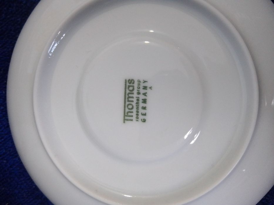 Set 6 cesti+farfurioare Rosenthal Thomas germania albe